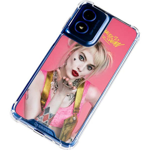 DC Comics Harley Quinn Blowing Kisses Moto G 5G (2024) Clear Case